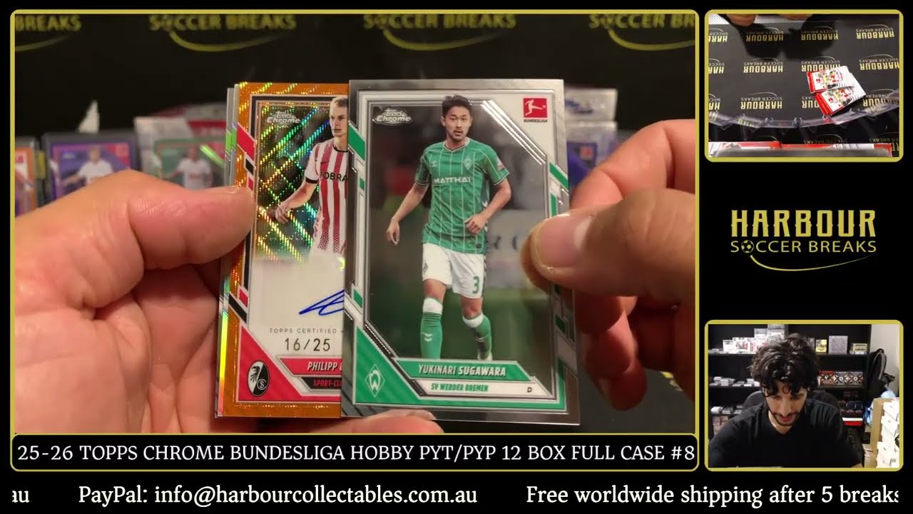 Break #8 - 25/26 Topps Chrome Bundesliga HOBBY PYT/PYP 12 Box Full Case