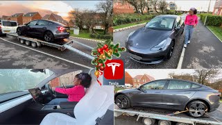 TESLA DELIVERY DAY | BEST CHRISTMAS PRESENT | MERRY CHRISTMAS