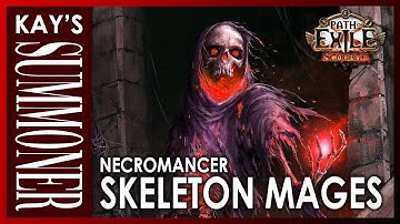PoE 3.16 - Skeleton Mages Necromancer - Scourge League - Endgame Build