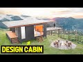 MOUNTAINTOP DESIGN CABIN w/ MILLION DOLLAR VIEW! Airbnb Tiny Home Tour