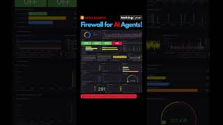 Firewall for AI Agents! #cybersecurity #ai #agenticai #tools #free
