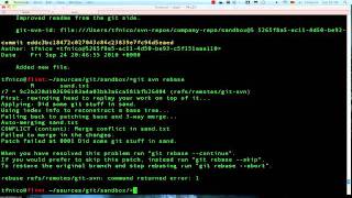 Git+SVN #3: Conflicts