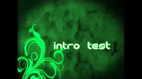 Adobe After Effects CS4 Intro Test
