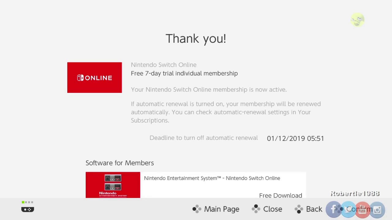 setting up nintendo switch online