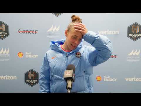 Houston Dash DF Lisa Boattin Post Match v Chicago Stars. 10/23/2026