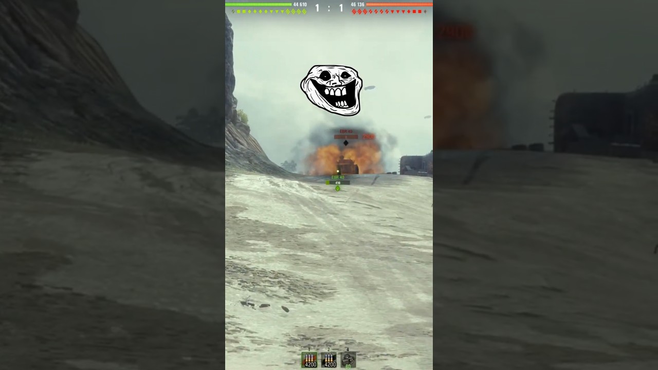 WOT Funny Moment ❌☠️🤡💀 - Panhard EBR 40 ter fails in Overlord (LOL !!!)