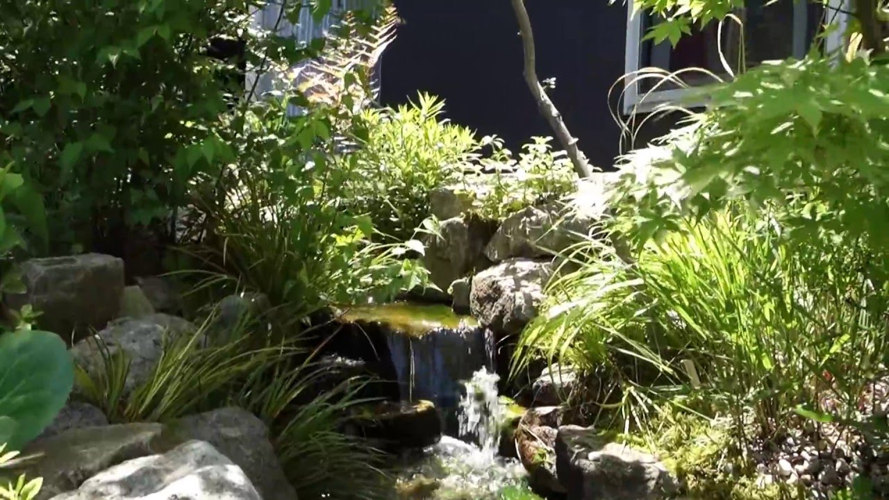 庭の小川のつくりかた Youtube