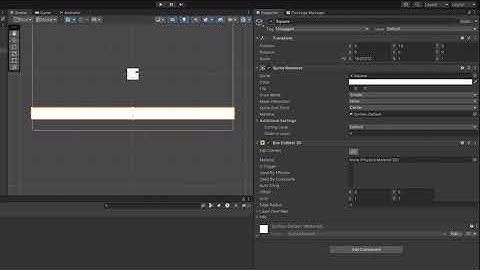 Движение 2D-игрока в Unity | C# Tutorial