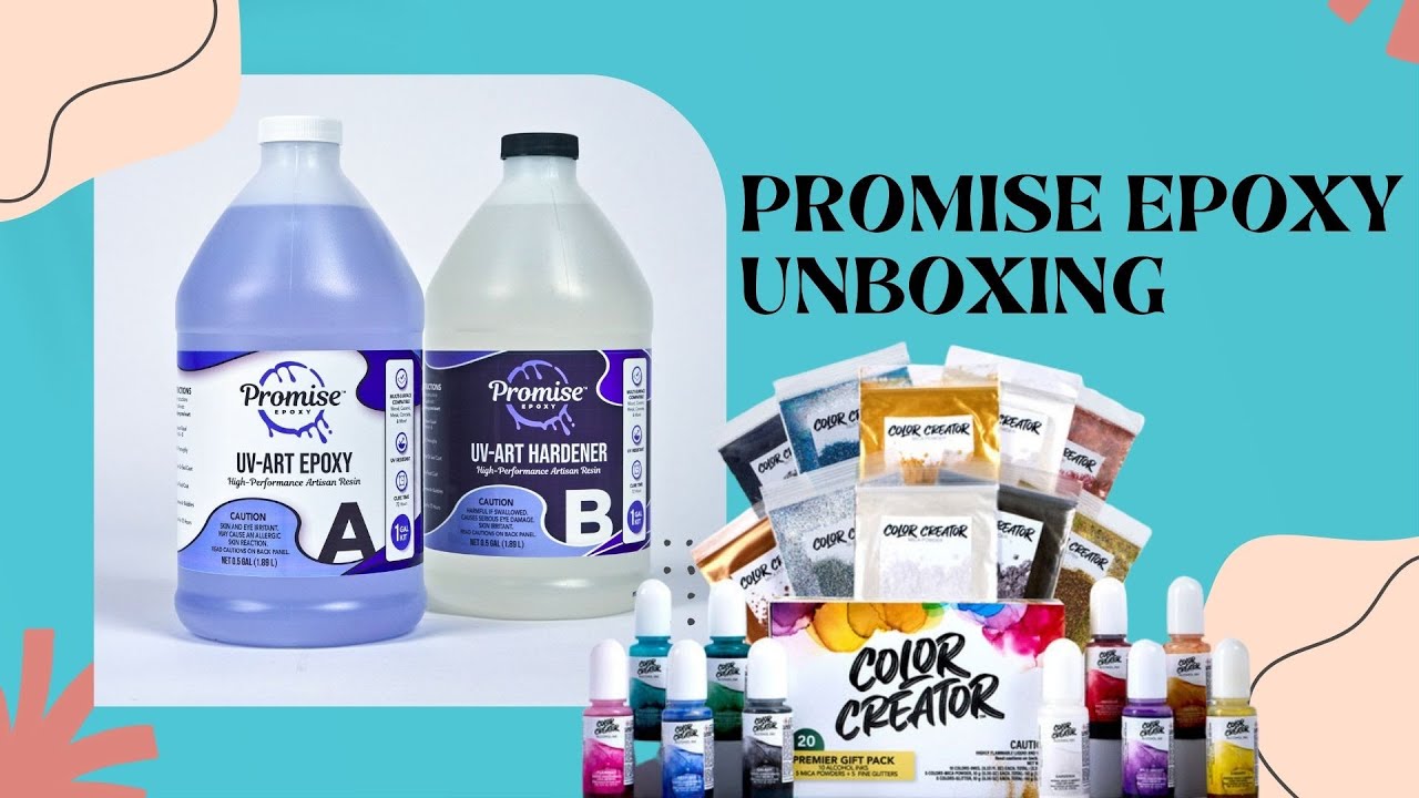 Unboxing Promise UV Art Epoxy and Color Creator Premier Gift Pack 