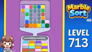 Marble Sort Level 713 Solution Walkthrough