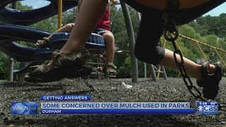 Durham parents concerned rubber mulch may harm their children