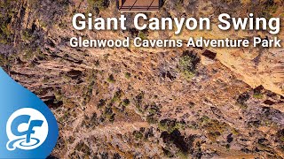 Giant Canyon Swing backward facing seats on-ride 4K POV Glenwood Caverns Adventure Park