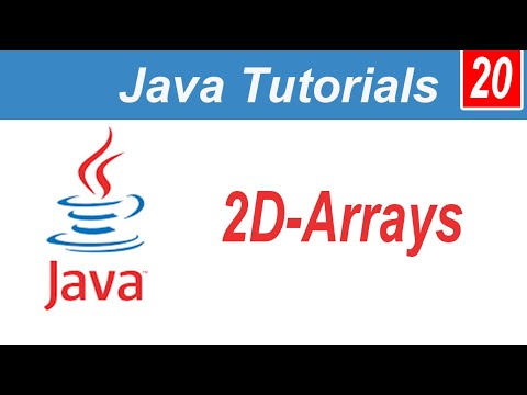 2D Arrays in Java || Multidimessional Arrays in Java - YouTube