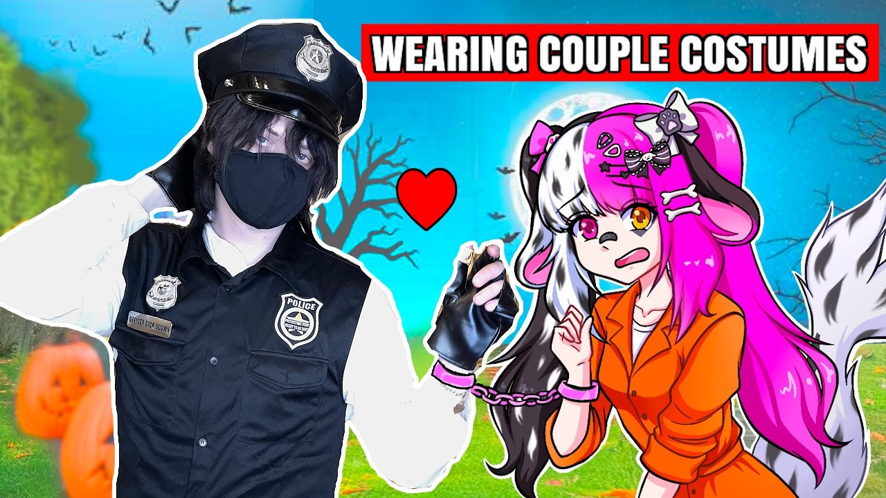 Wearing HALLOWEEN COUPLE COSTUMES with My Best Friend (IT WAS SOO AWKWARD)