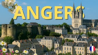 Spring Walk in Angers, France 🌸 | Château d’Angers 4K Walking Tour