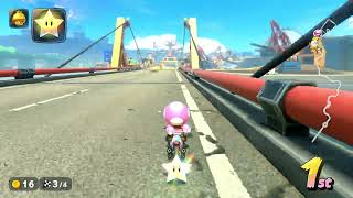Mario Kart World - Peach Stadium to Toads Factory race