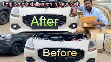 New Swift fog lamp Installation #knowledge #swift #youtubevideo #marutisuzukiswiftdezirelovers