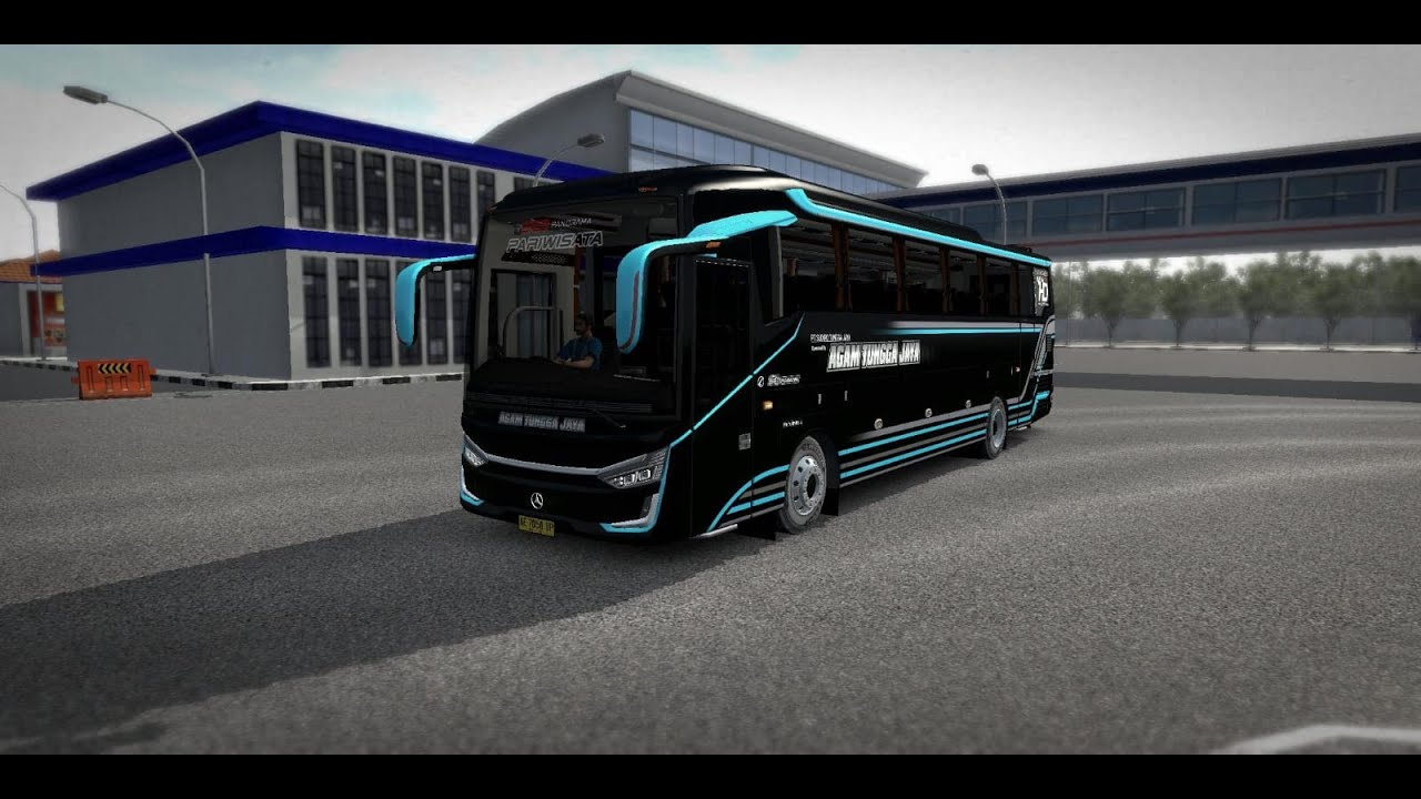 MOD BUSSID TERBARU 2023 BUS AGAM TUNGGA JAYA SR3 HDE MERCEDES BENZ