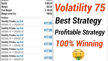 New Volatility 75 Index Scalping Strategy VIX 75 Best Strategy 100% Winning 🤑🤑🔥