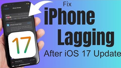 how to fix iphone lag after update | iphone lagging after ios 17 | ios 17 lag problem | #ios17