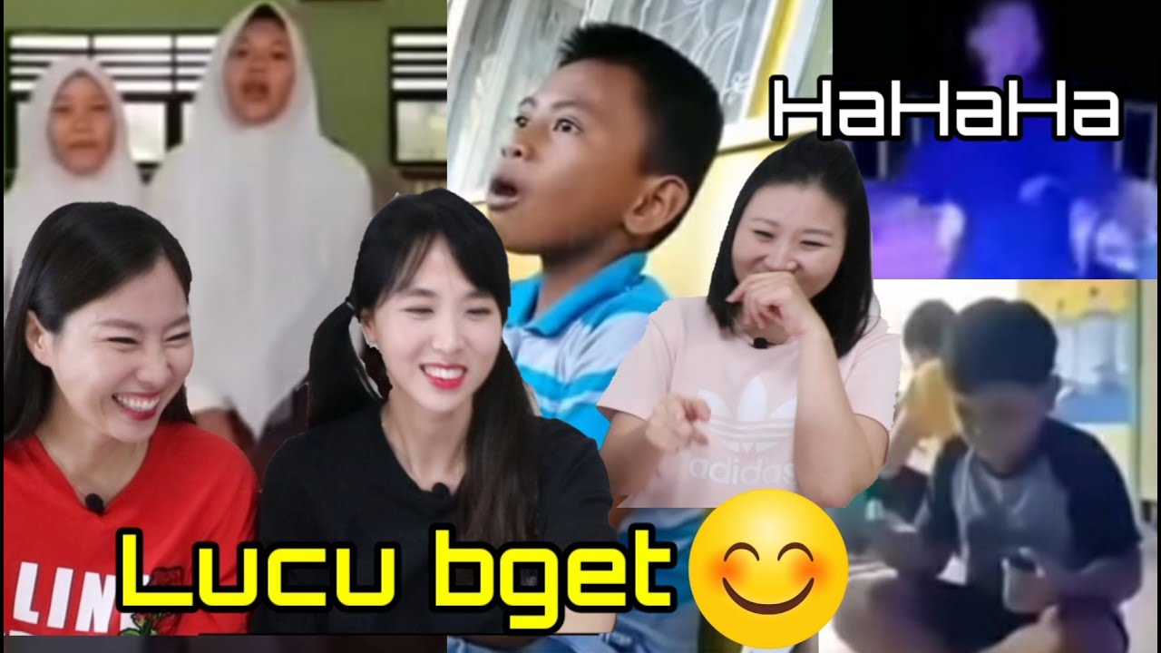 [REAKSI KOREA] reaksi nonton video lucu / reaksi orang korea video lucu / nggak bisa tahan tawa / 🇮🇩