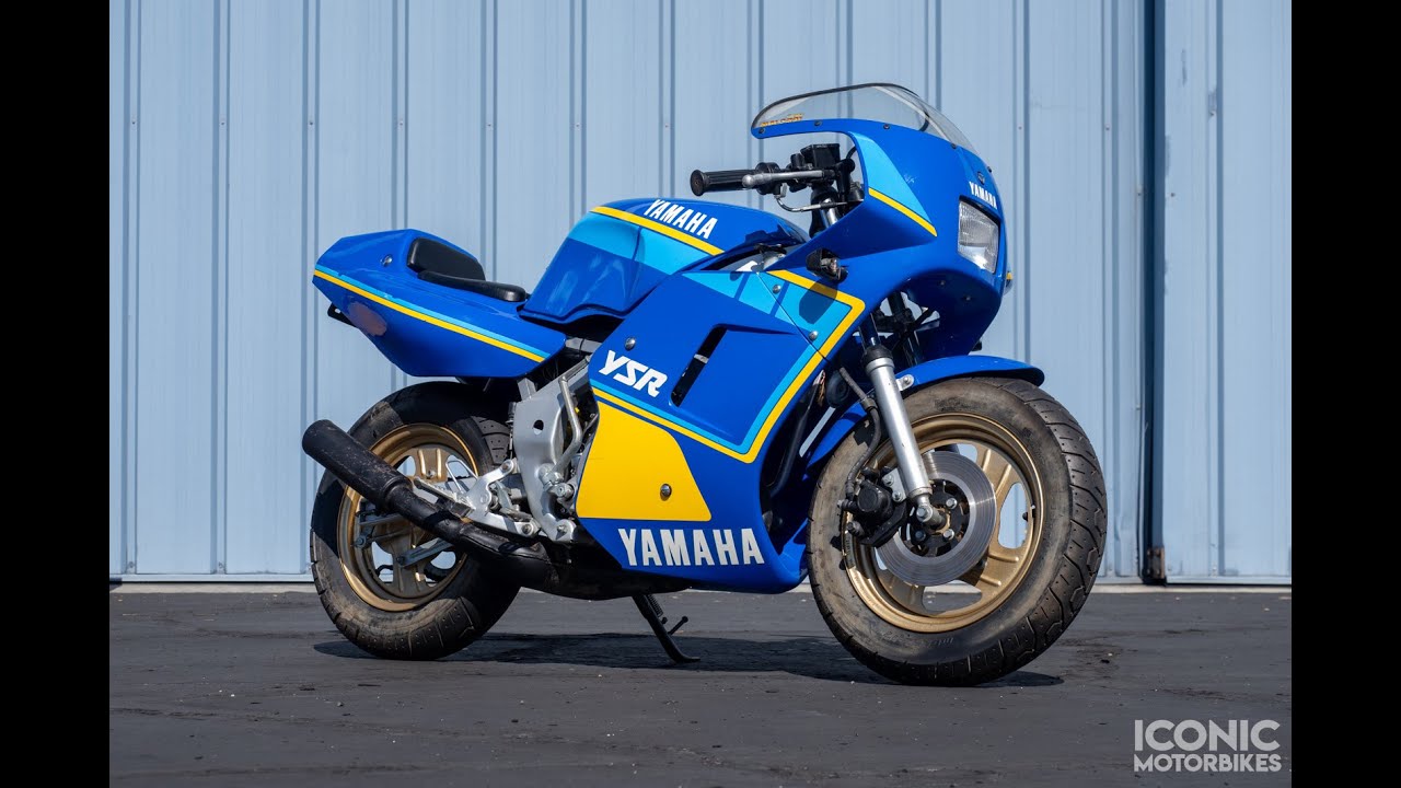 Yamaha YSR50 前期カウル 青/黄　希少価値高 No Reserve – 1987 Yamaha YSR50 Project – Iconic Motorbike Auctions