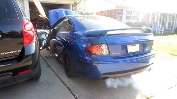 2006 GTO First Start After V2 Cam PRC Heads