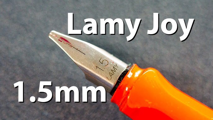 Lamy Joy Calligraphy Fountain Pen - Strawberry – The Pleasure of Writing