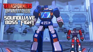 Transformers devastation - Soundwave bossfight