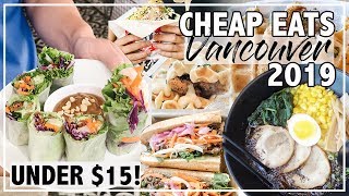 Best Cheap Restaurants In Vancouver 2019 Part 2 Food Guide 温哥华美食 Youtube