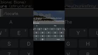 How To Use Locate Command Or How To Find Village #minecraft #locatevillage #shorts screenshot 5