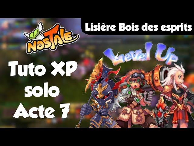Nostale - Tuto XP solo Acte 7 Lisière Bois des esprits - YouTube