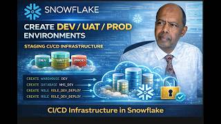 Snowflake CI/CD Part 2 – Build Secure DEV / UAT / PROD Infrastructure