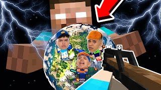 AMIGOS PROTEGEM O MUNDO DO HEROBRINE AMALDIÇOADO NO MINECRAFT!!