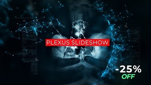 After Effects Template: Technology Plexus Slideshow