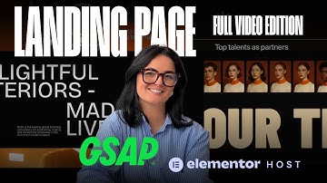 GSAP LANDING PAGE - the long version