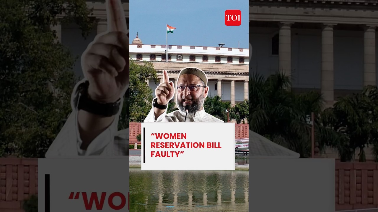 Asaduddin Owaisi's Opposition to Women's Reservation Bill | "Are You Giving Representation To?"