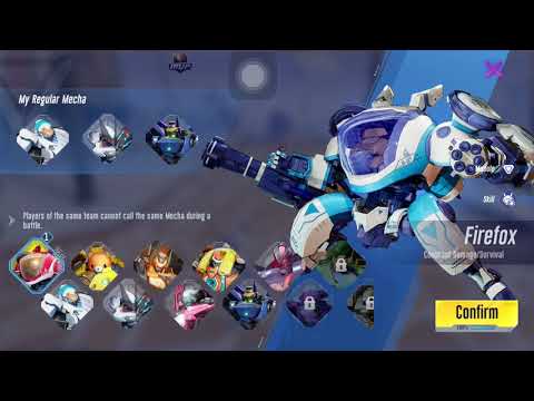Firefox gameplay #1 | Almost died early xD. SUPER MECHA CHAMPIONS