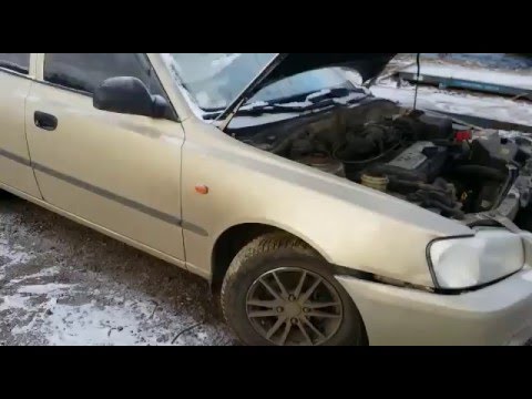 Где находится VIN номер на Hyundai Accent