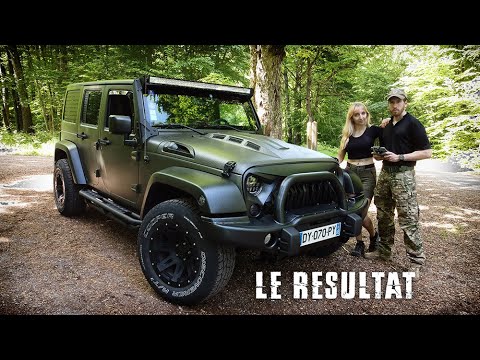 On peint notre Jeep Wrangler en raptor (Upol raptor tintable paint) 