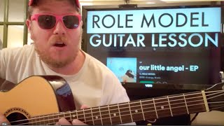 How To Play alive guitar ROLE MODEL // easy guitar tutorial beginner lesson easy chords