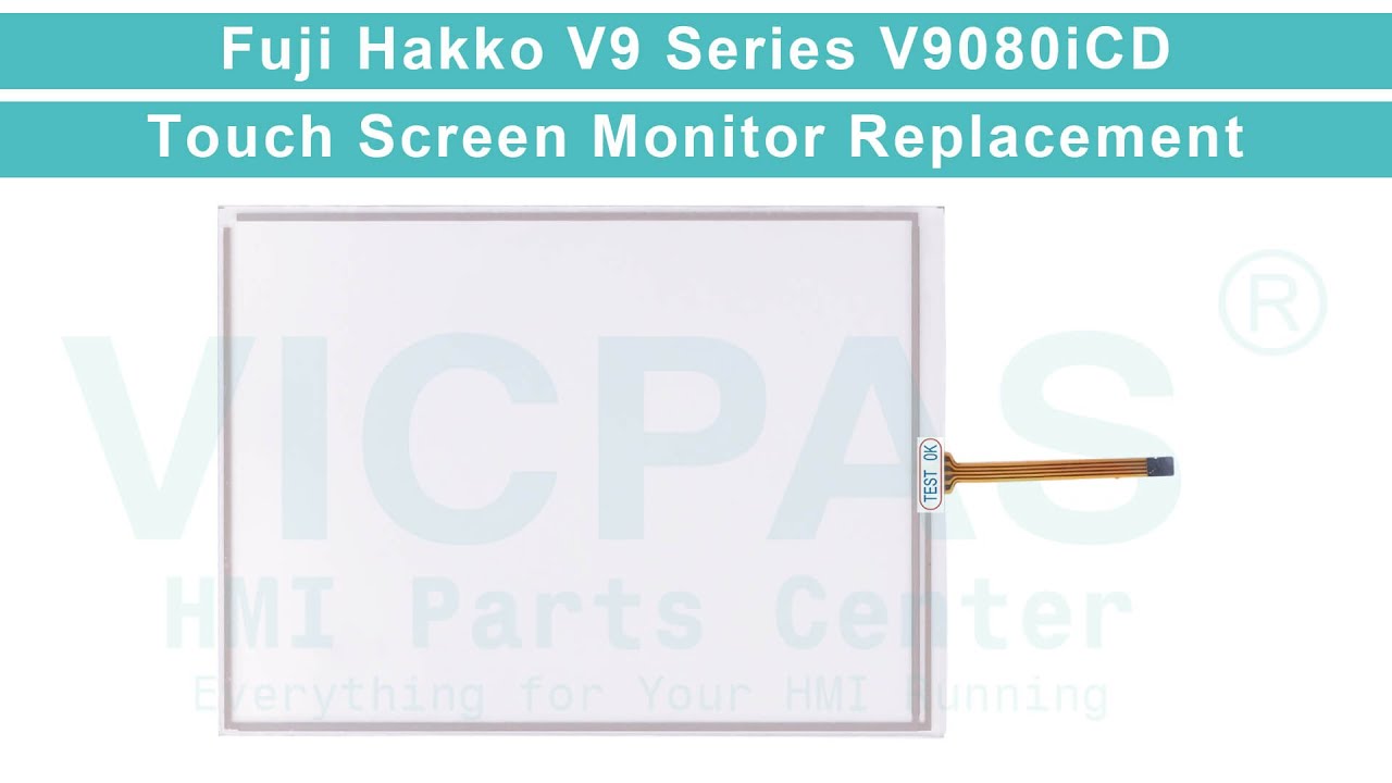 Fuji Hakko V9 Series V9080iCD Touch Digitizer Glass Repair - YouTube