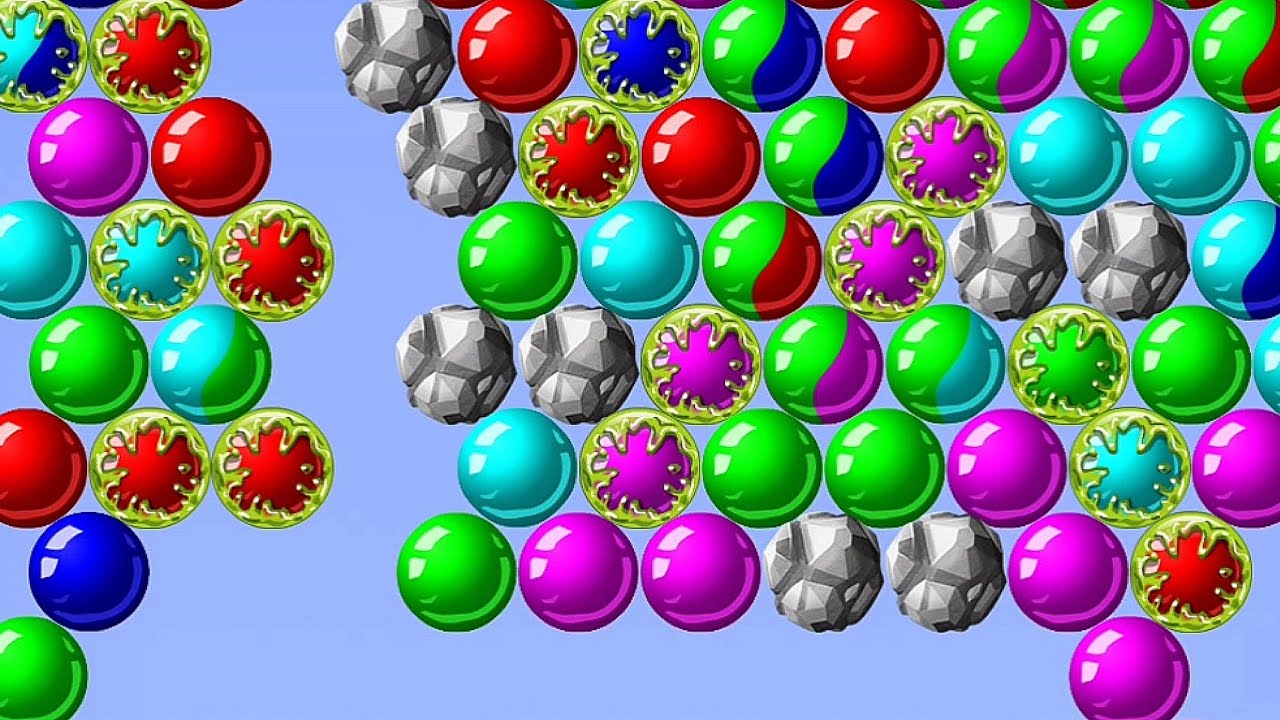 Bubble Shooter Rainbow level 71 - 75 in 2023