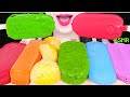 ASMR RAINBOW ICE CREAM PARTY *GREEN TEA, TARO, MANGO, MAGNUM 무지개 아이스크림 먹방 EATING SOUNDS