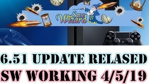 [PS4] Save Wizard Updated - 6.51 Update Released | Works With PS4 Firmware 6.51