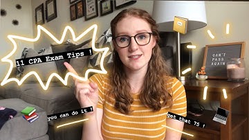 CPA exam tips! how i passes all four parts on my first try
