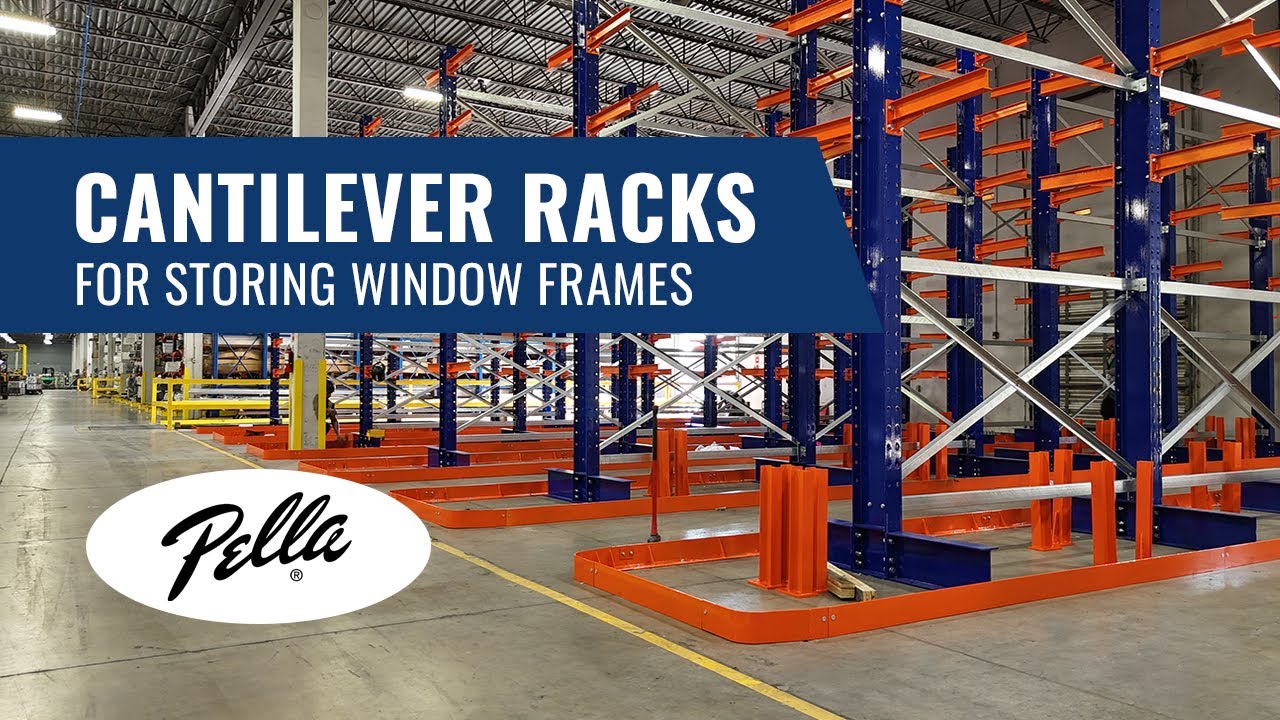 Storage Solution for Window and Door Framing - Cantilever Rack - YouTube