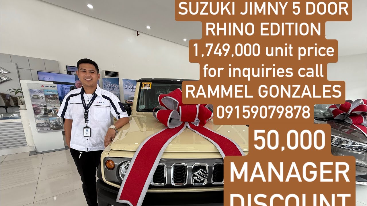 Chiffon ivory for all new Suzuki JIMNY 5 door rhino edition 2025 model. 