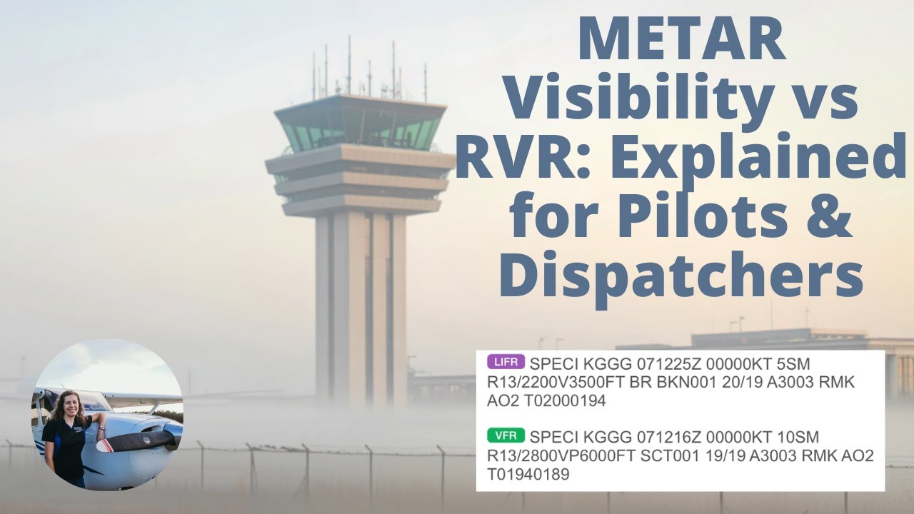 METAR Visibility & RVR Explained: Pilots & Aircraft Dispatchers ...