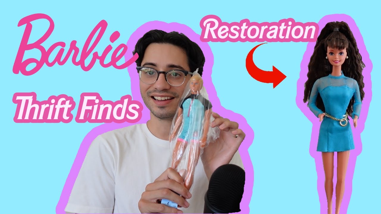 Vintage Barbie Thrift Finds and Restoration (Earring Magic Barbie)